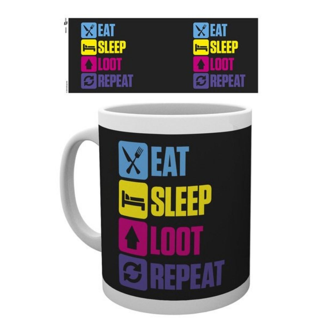 Battle Royale "Eat Sleep Loot Repeat" Mug