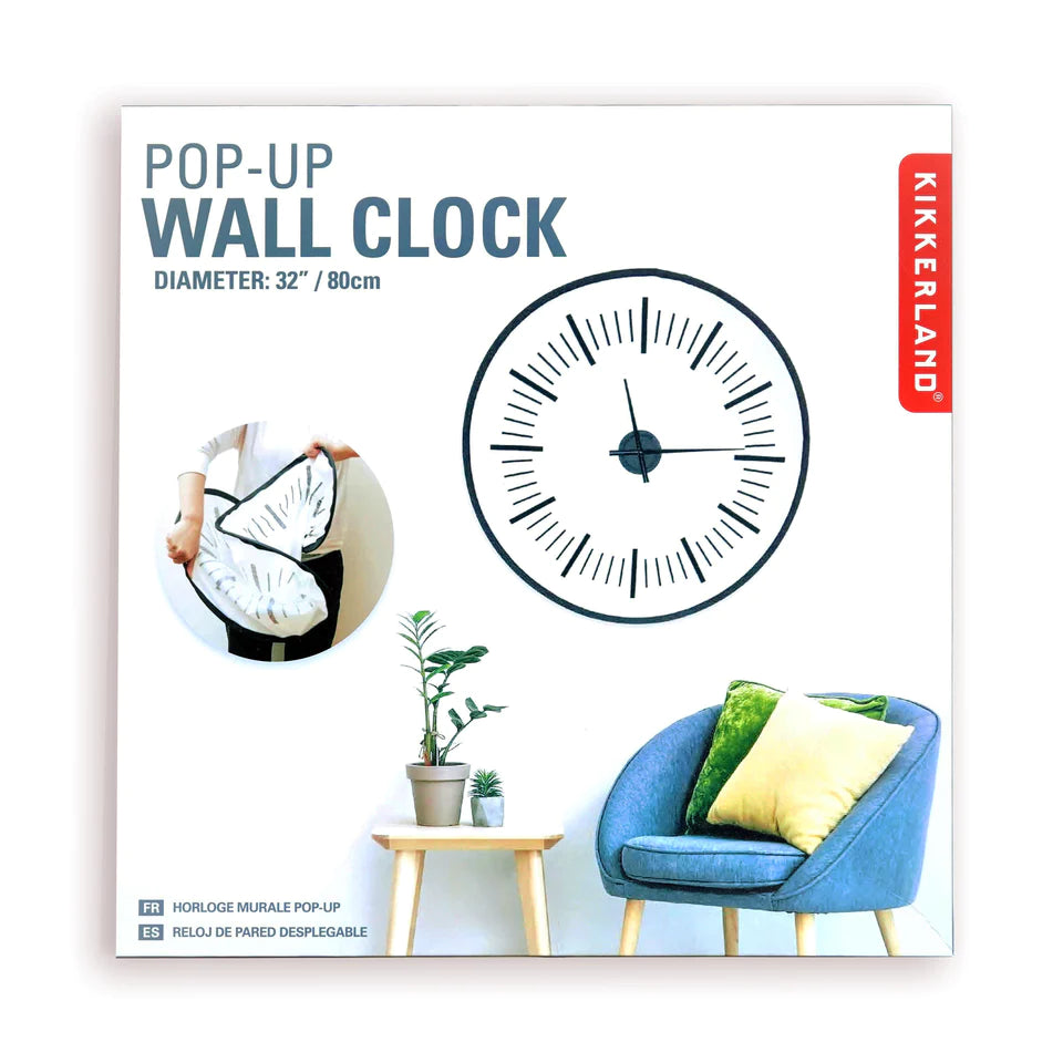 Giant Pop-Up Wall Clock