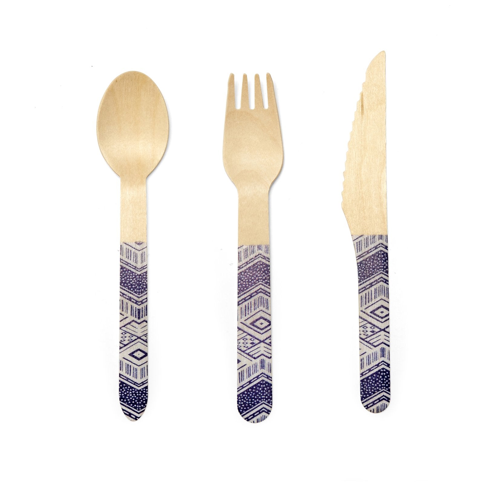 Eco Wooden Disposable Cutlery (30pc | Assorted)