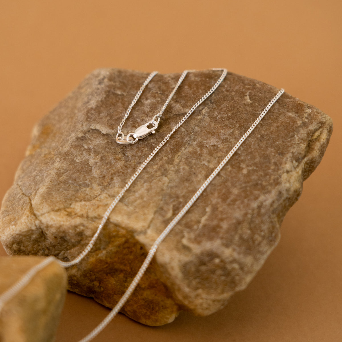 Sterling Silver Origami Strelitzia with Chain