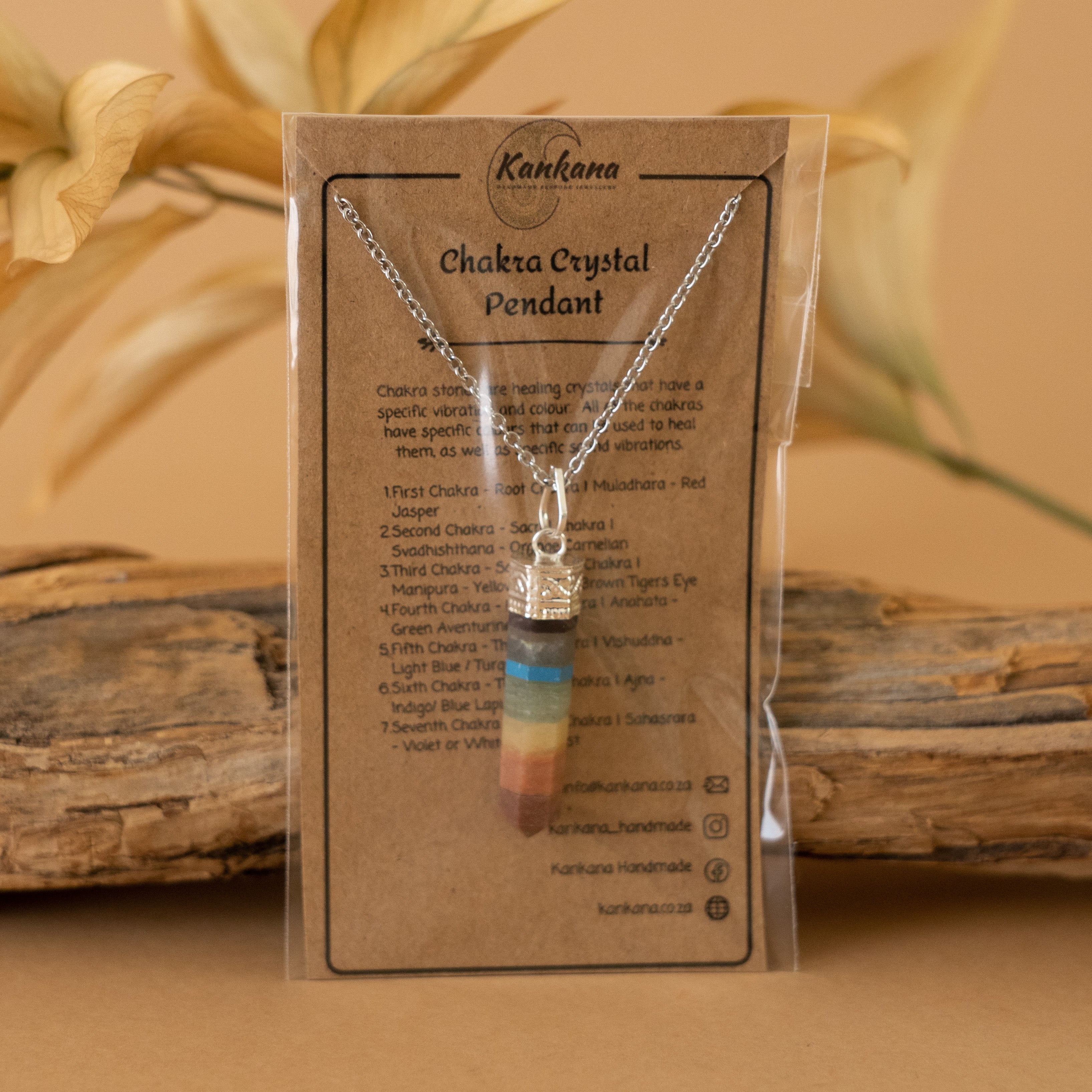 Real clearance chakra necklace