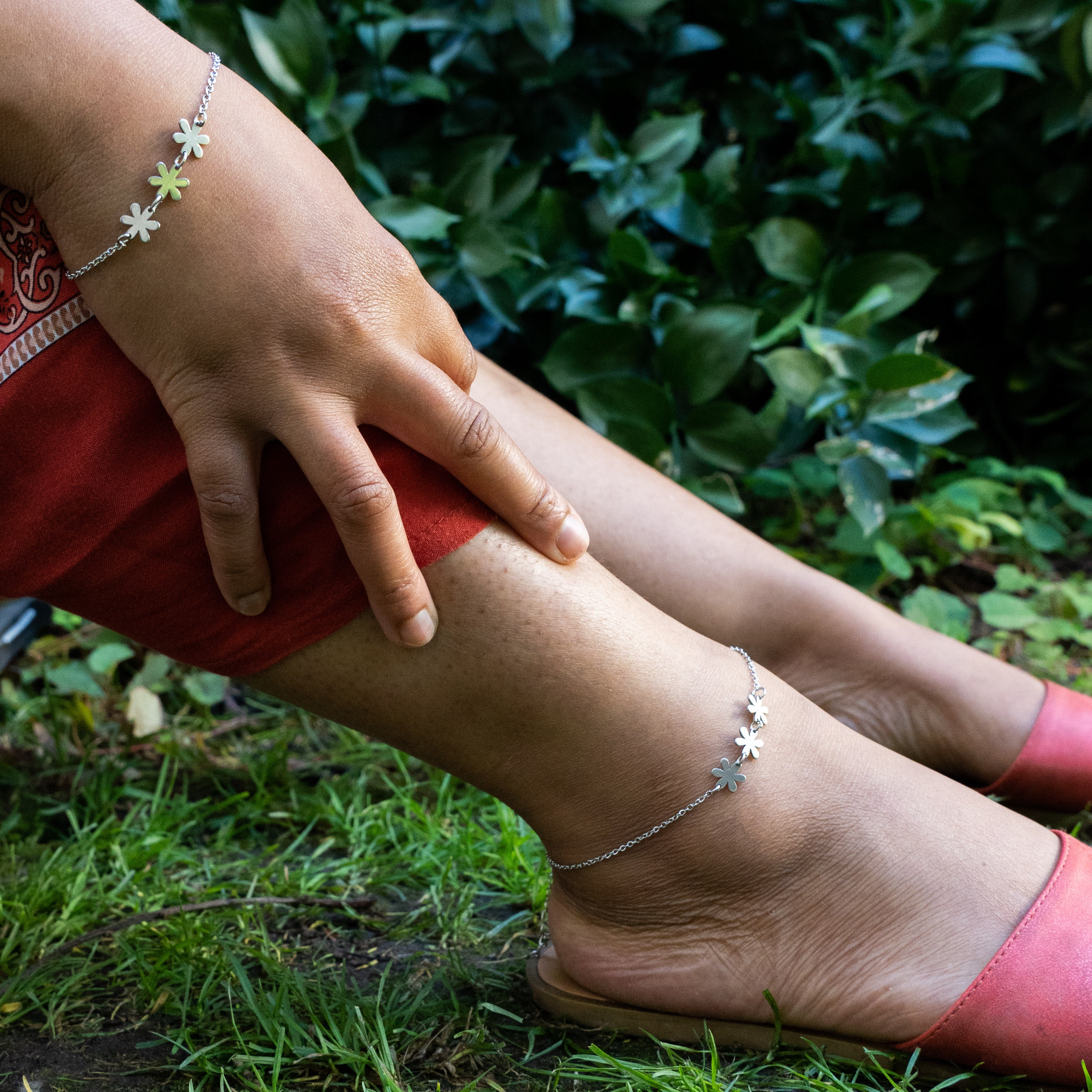 Flower Anklet