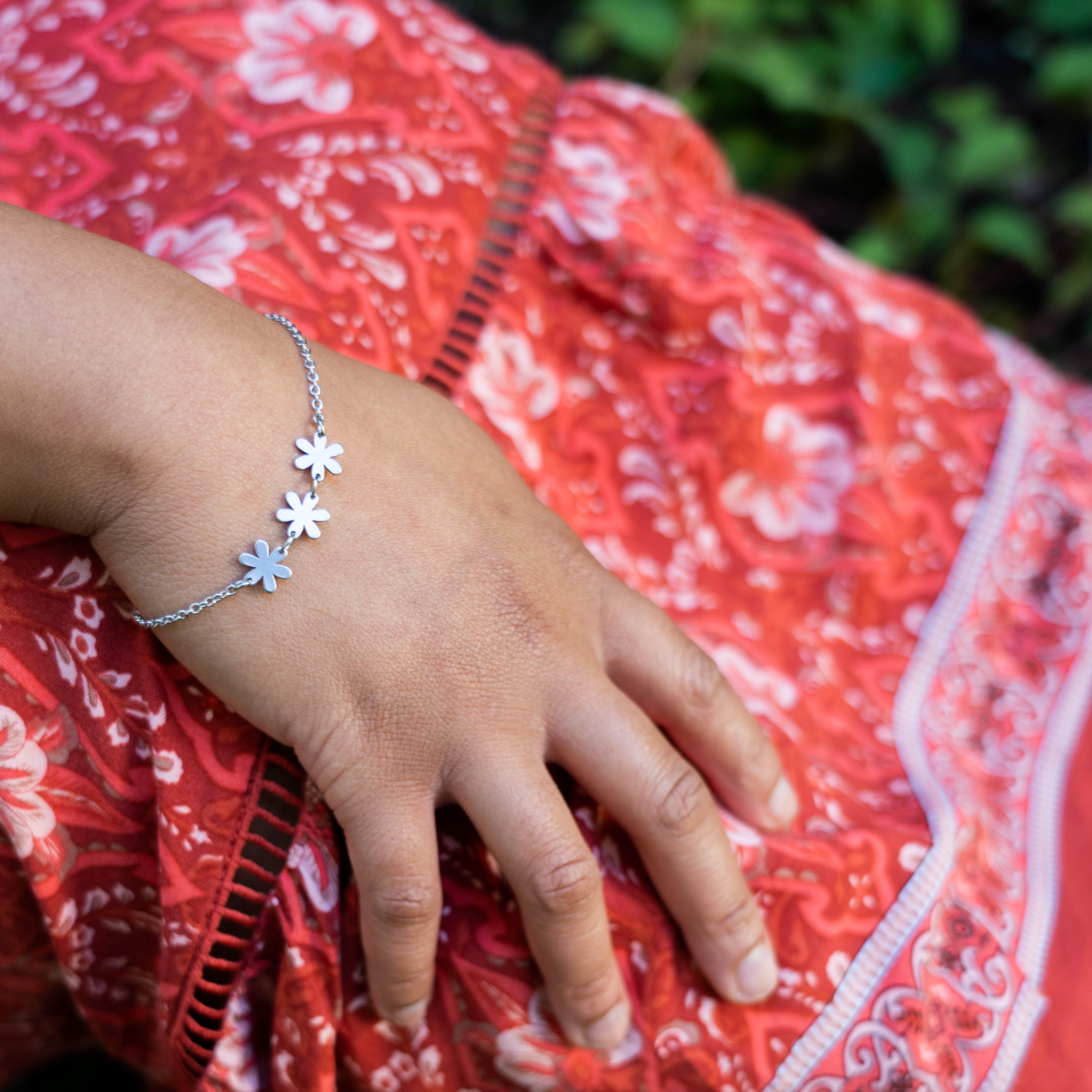 Flower Chain Bracelet