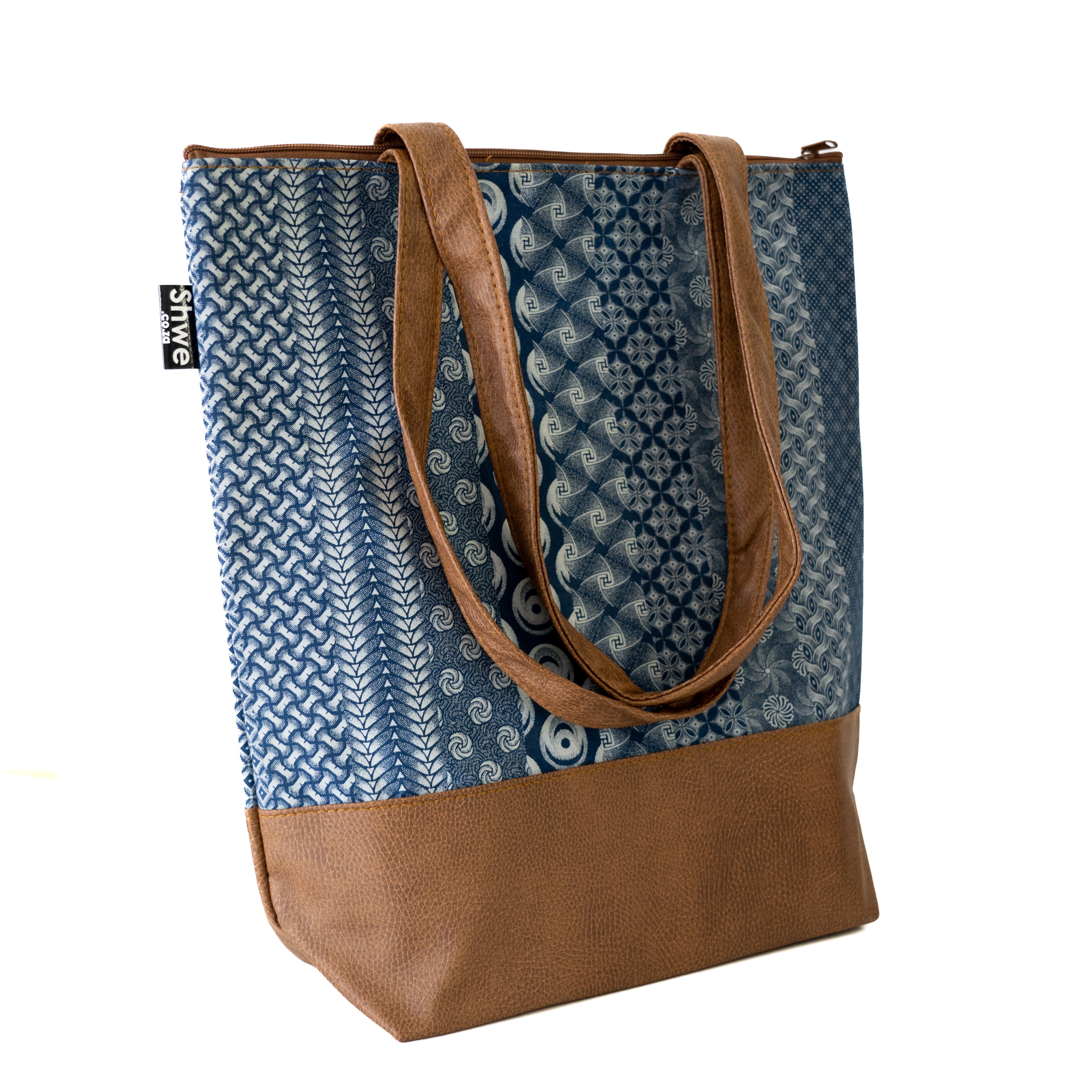 Shwe Leather-Look Tote Bag