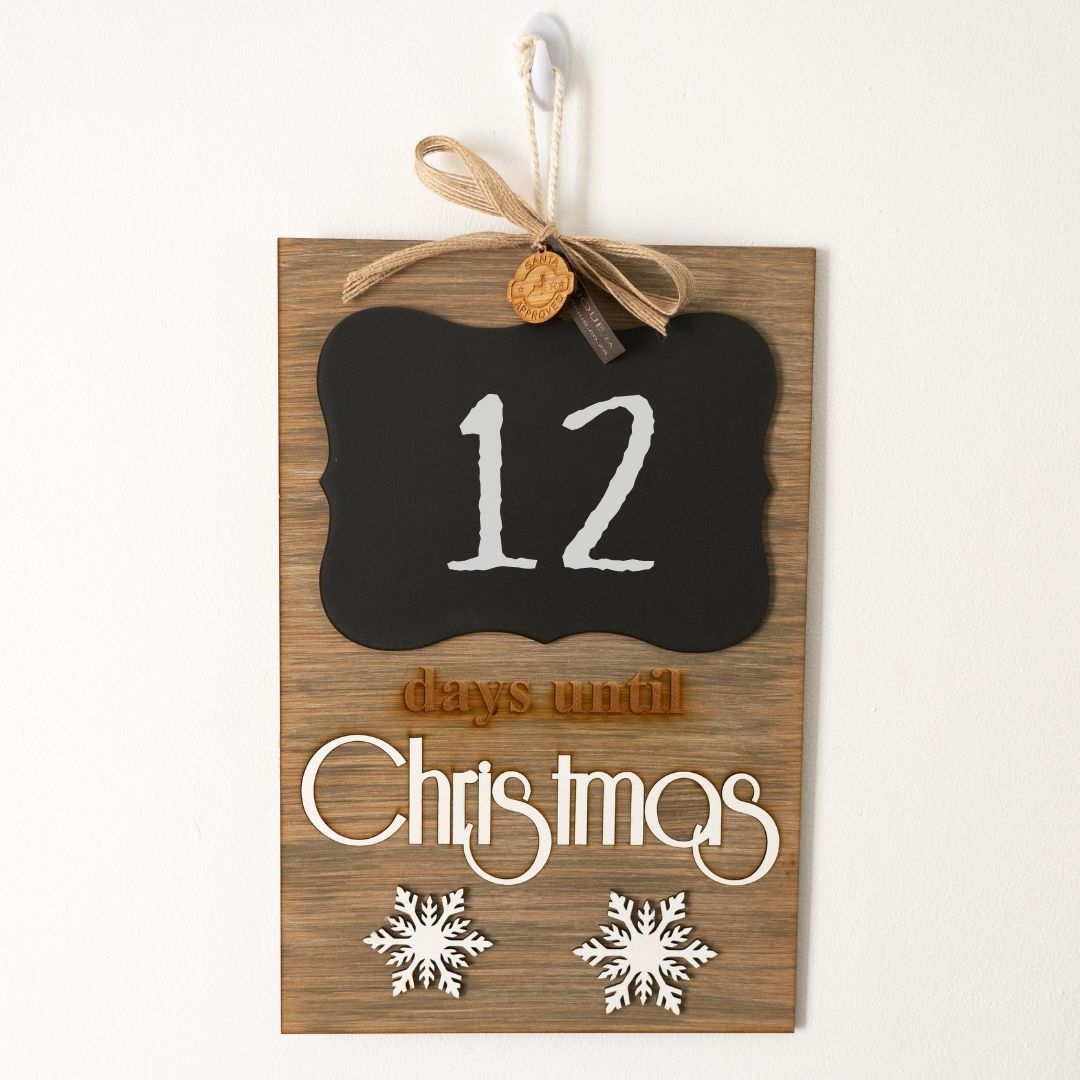 "Days Until Christmas" Chalkboard Sign | Advent Calendar