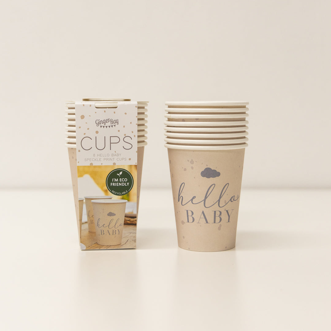 Baby shower on sale paper cups