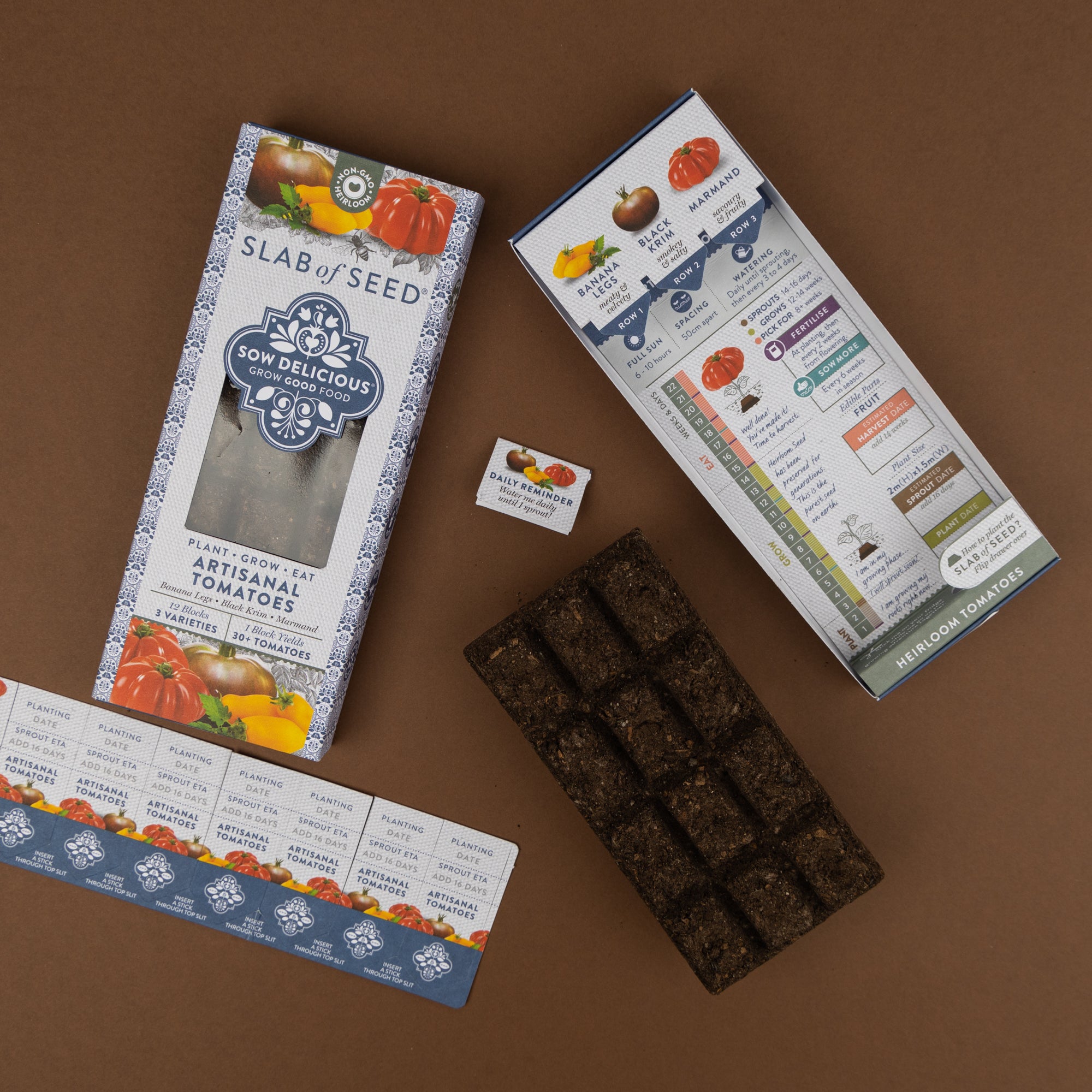 Sow Delicious Seed Slab - Artisanal Range (assorted)