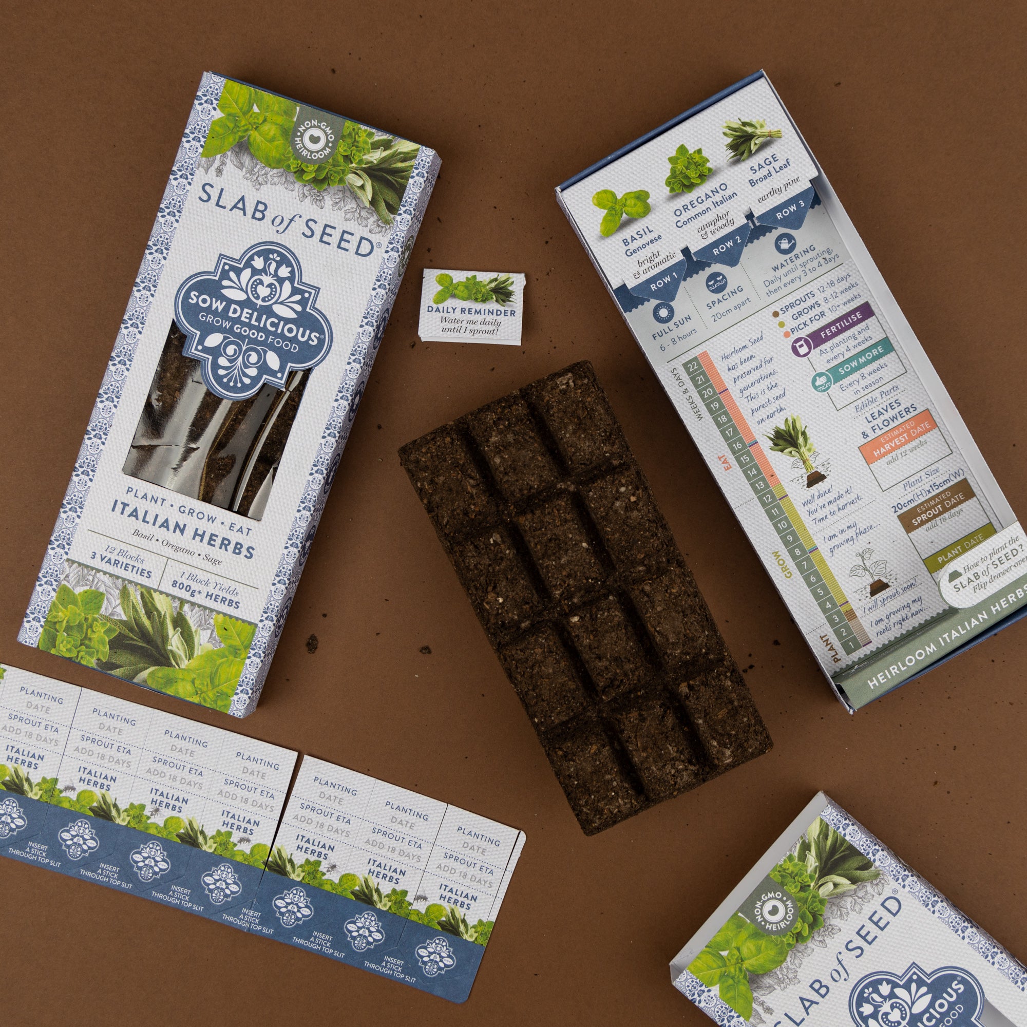 Sow Delicious Seed Slab - Artisanal Range (assorted)