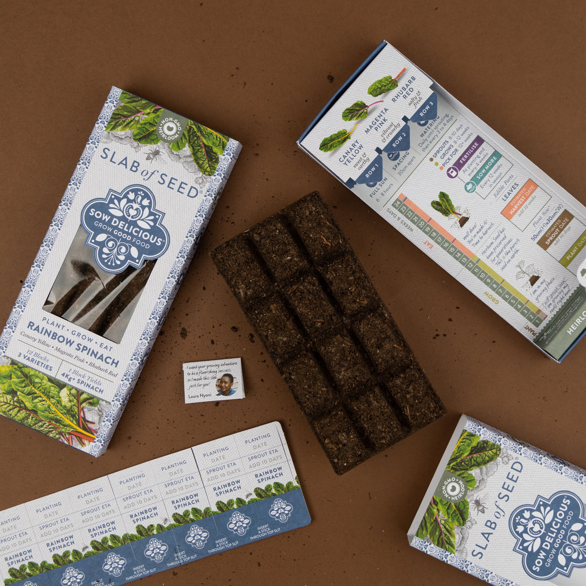 Sow Delicious Seed Slab - Artisanal Range (assorted)