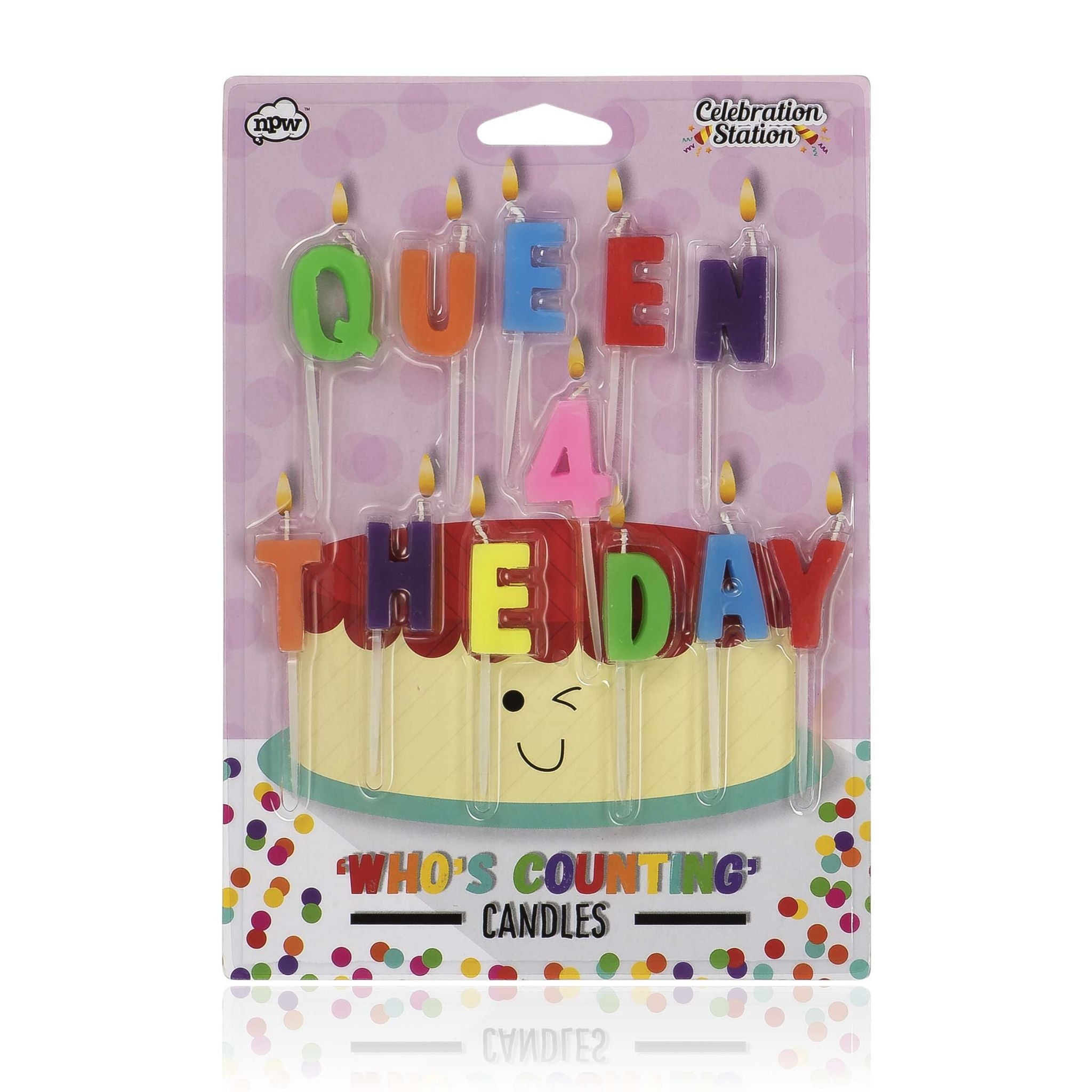 "Queen 4 the Day" Novelty Candles