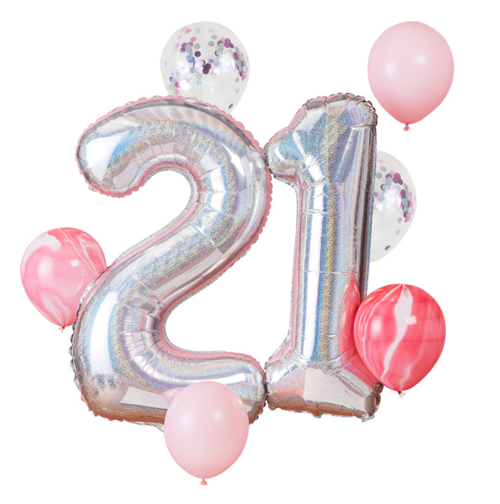21st birthday deals balloons