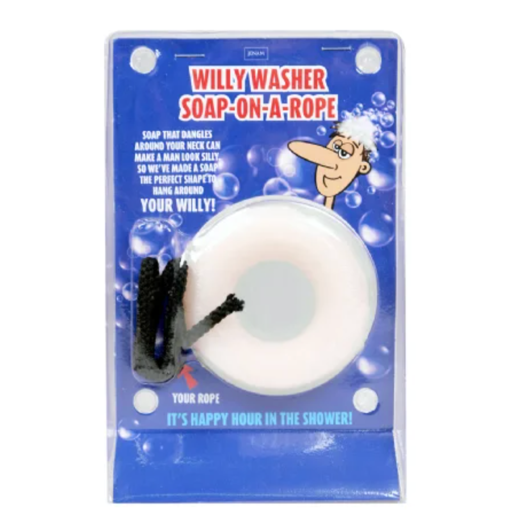 “Willy Washer” Soap-on-a-Rope