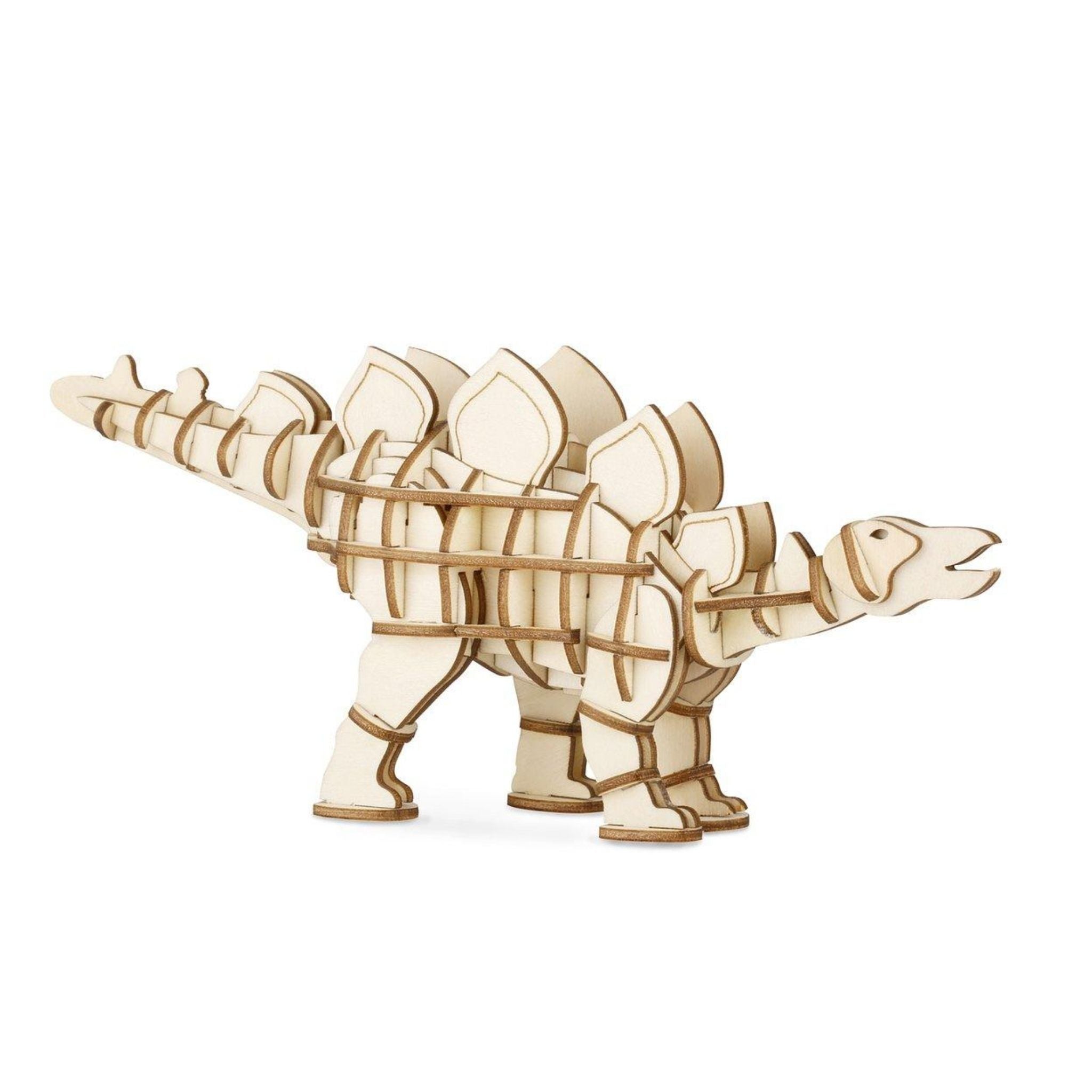3D Wooden Stegosaurus Puzzle