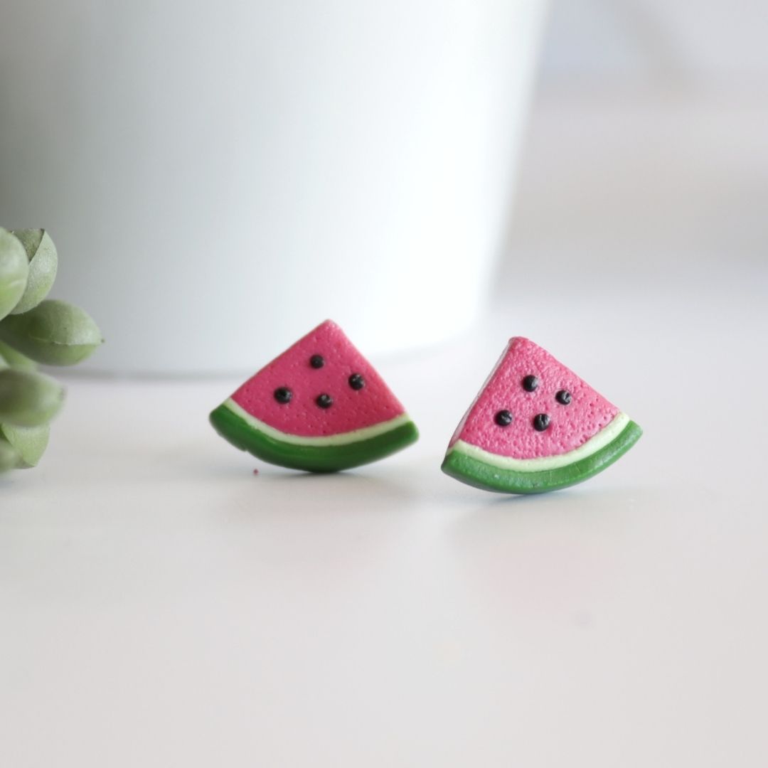 Watermelon Stud Earrings