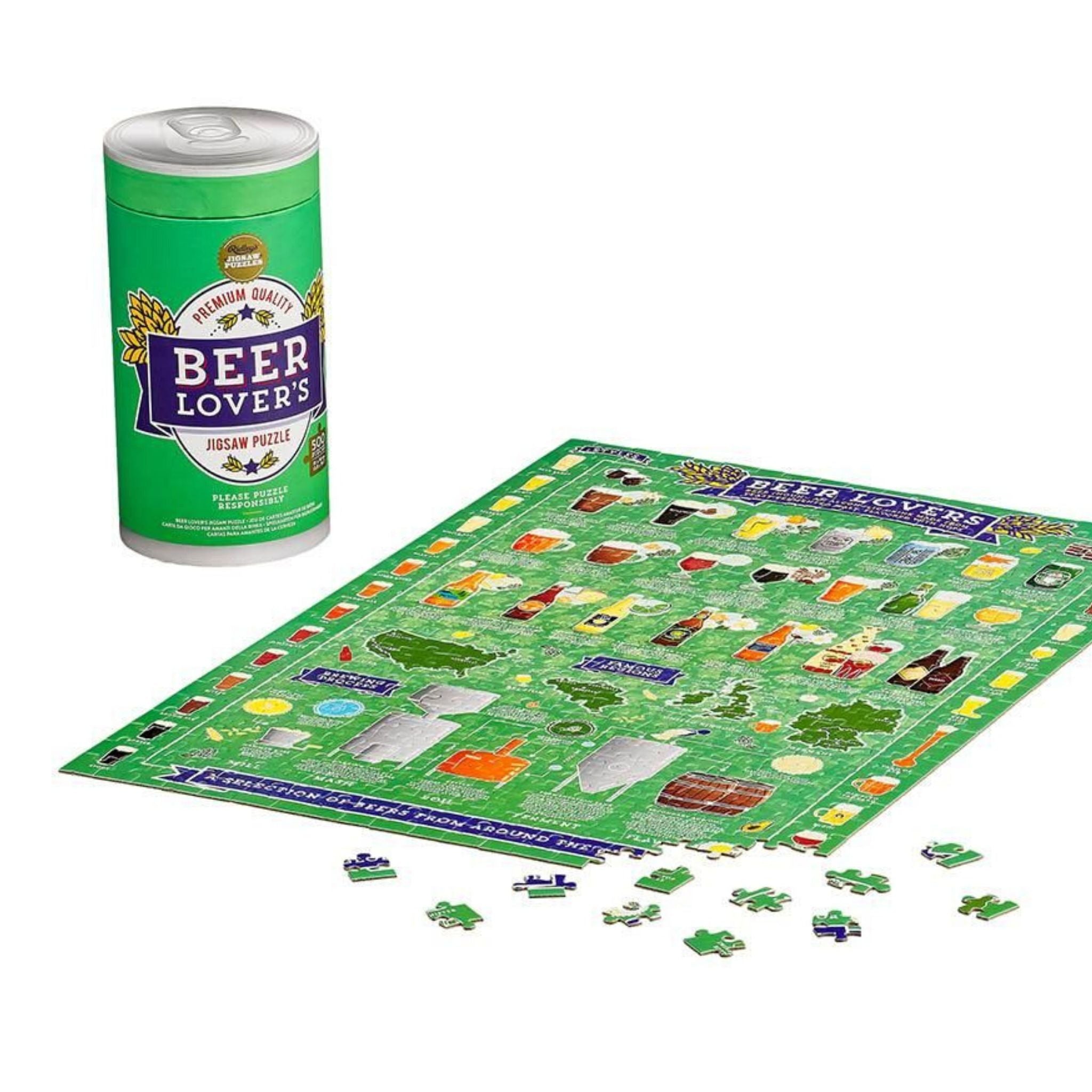 Ridley's Games Beer Lover's Jigsaw (500 pc)