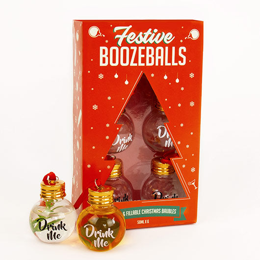 Festive Boozeball Tree Ornaments