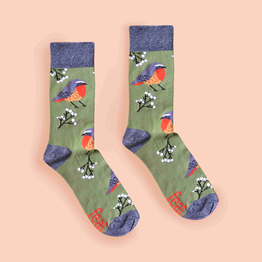 Cape Robin Socks (His & Hers sizes)
