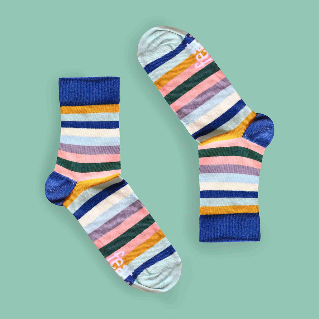 Signature Stripe Socks (His & Hers sizes)