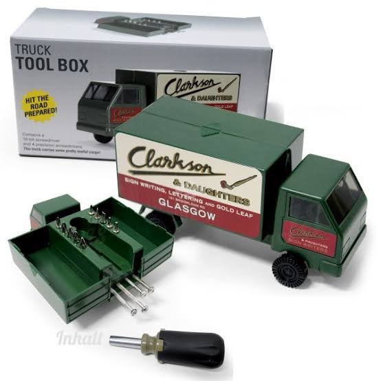 Truck Tool Box & Screwdriver Set