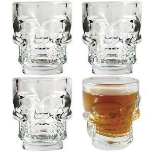 Skull Shot Glasses (Set of 4)