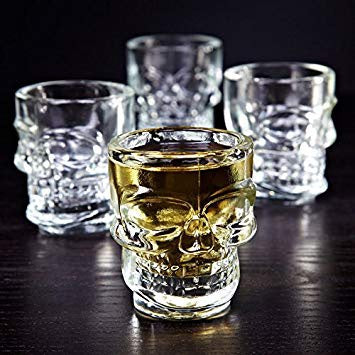 Skull Shot Glasses (Set of 4)