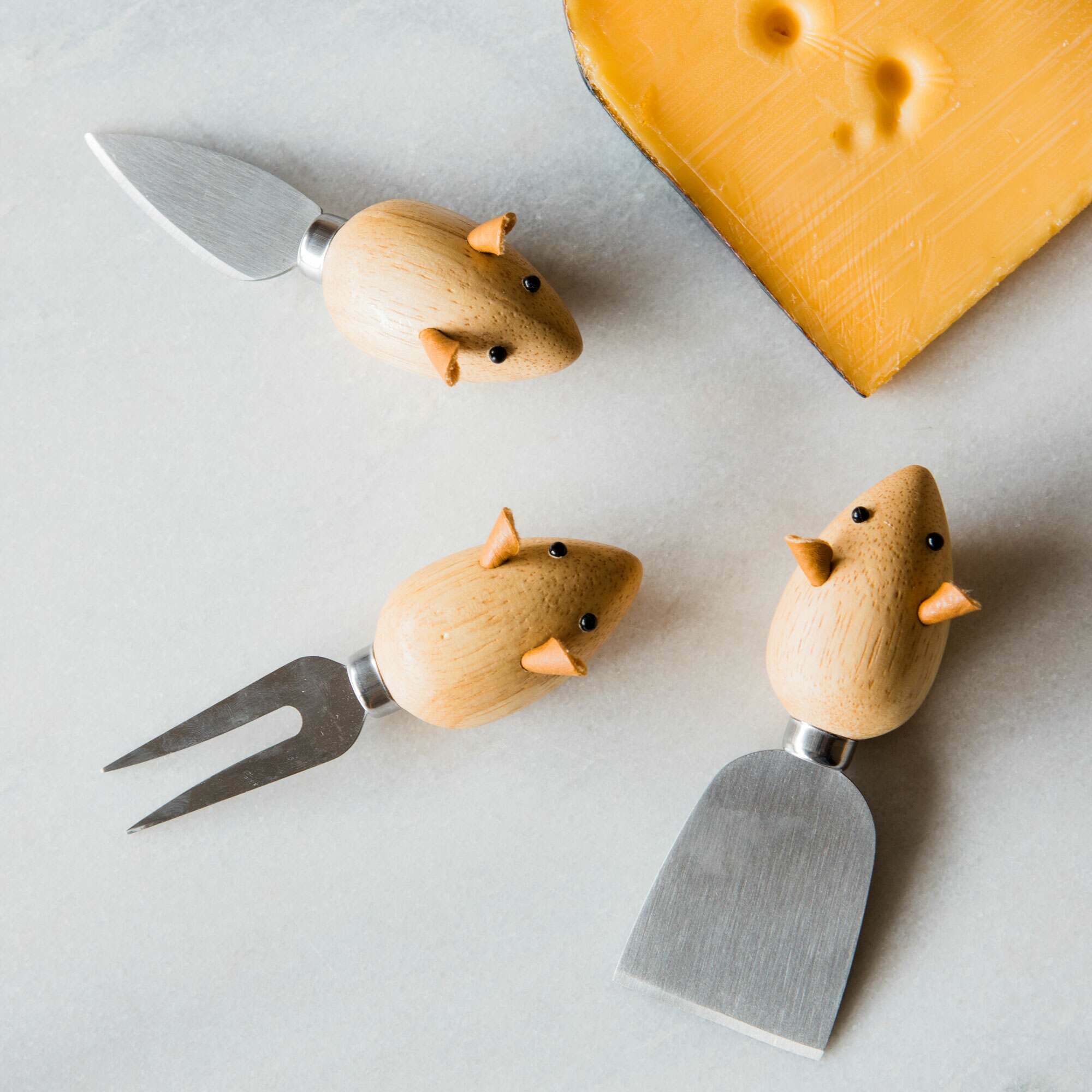Mice Cheese Knives Set