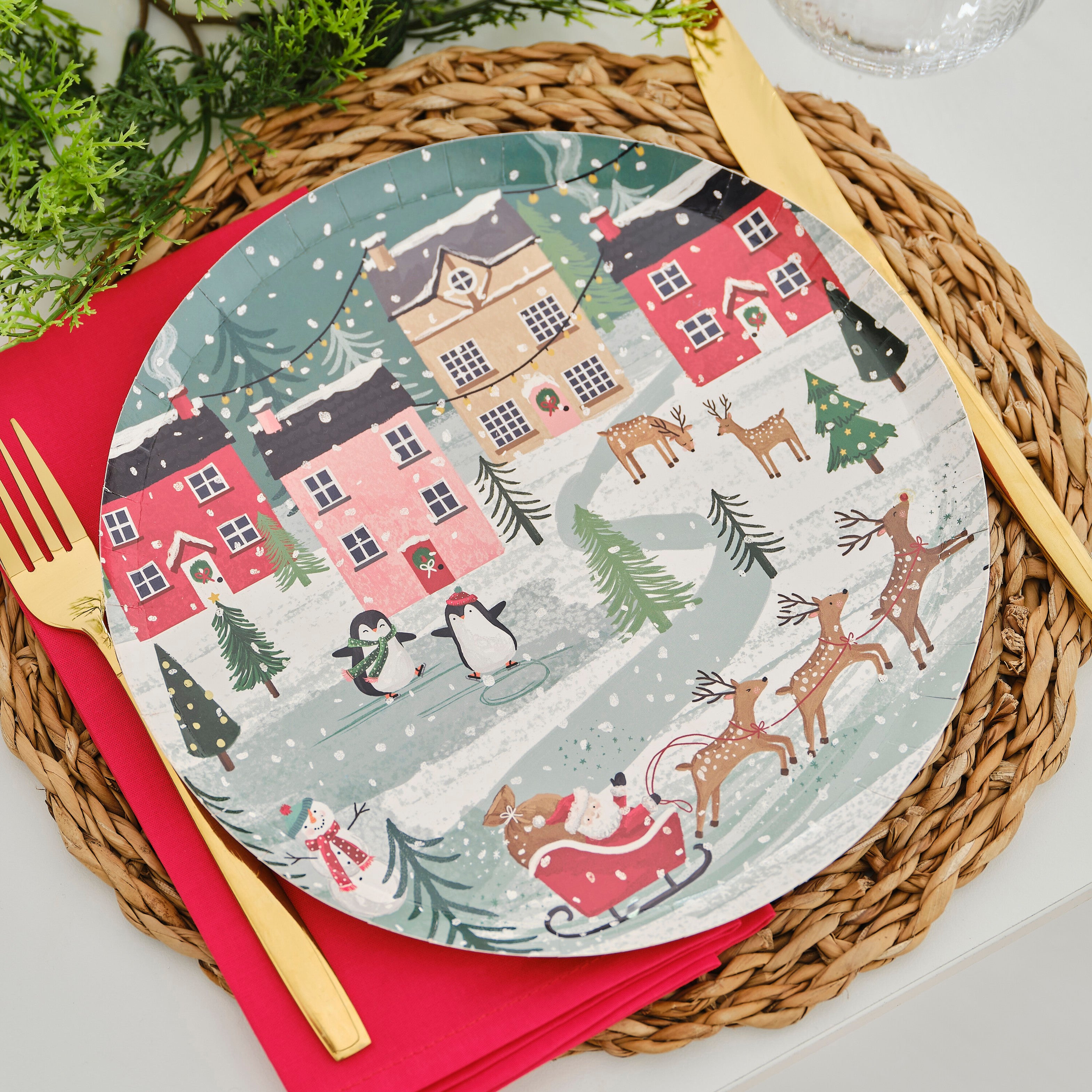 Merry Little Christmas – Festive Paper Plates
