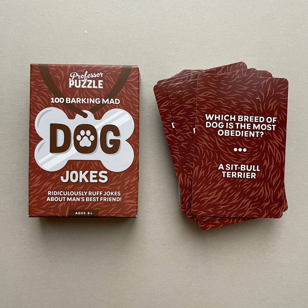 100 Barking Mad Dog Jokes Card Pack