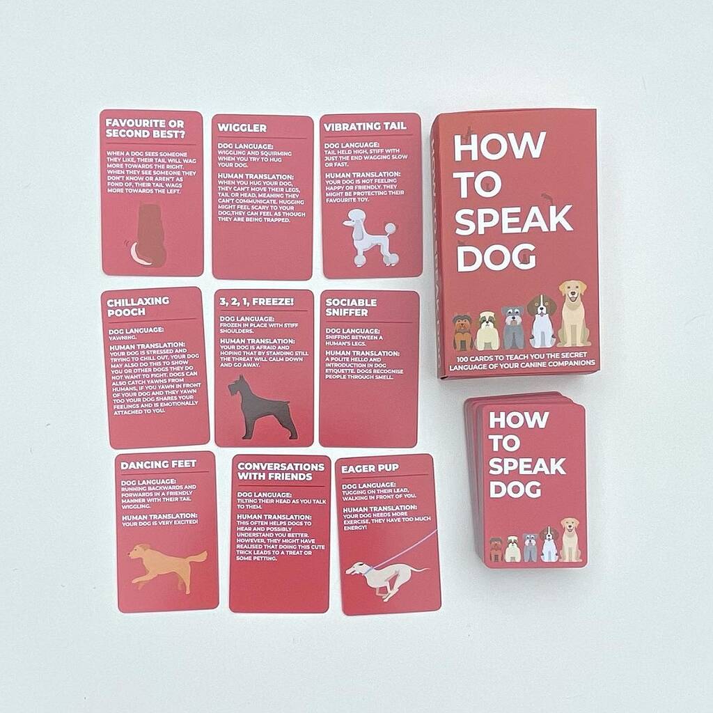 "How to Speak Dog" Card Pack