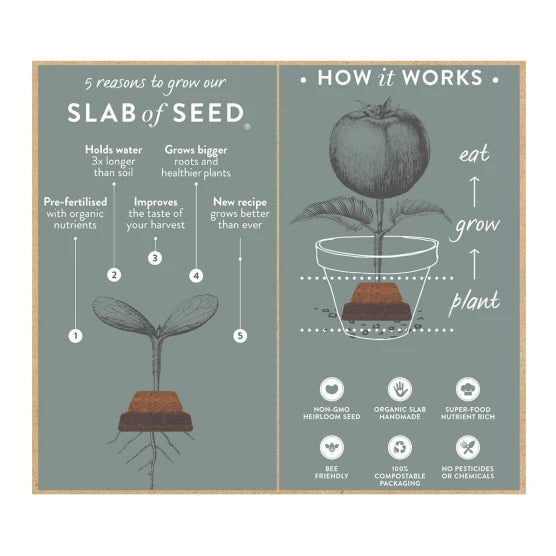 Sow Delicious Seed Slab – Pure Range (assorted)