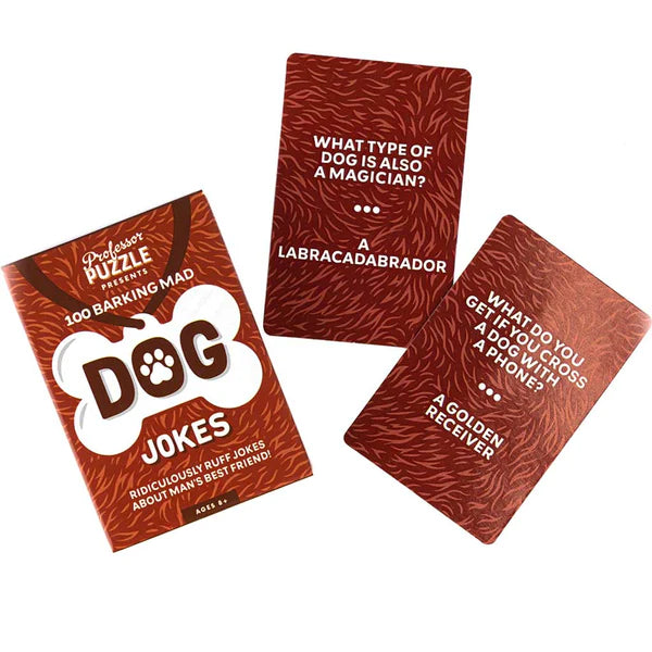 100 Barking Mad Dog Jokes Card Pack